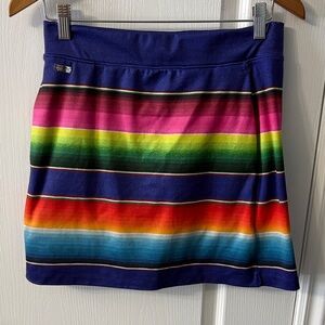 Ralph Lauren Multicolor Striped Mini Skort